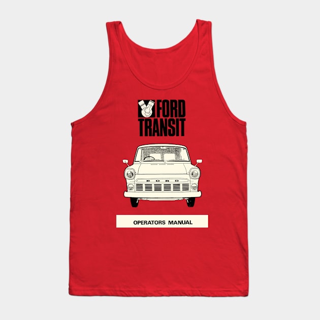 FORD TRANSIT - operators manual Tank Top by Throwback Motors